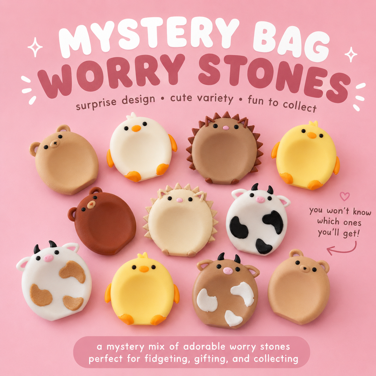 Mystery Bag - Random Worry Stones